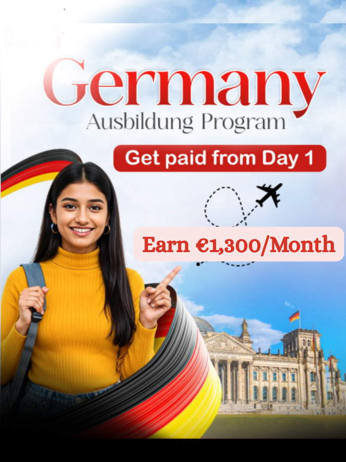 ausbildung germany 2026 earn €1,300month while learning
