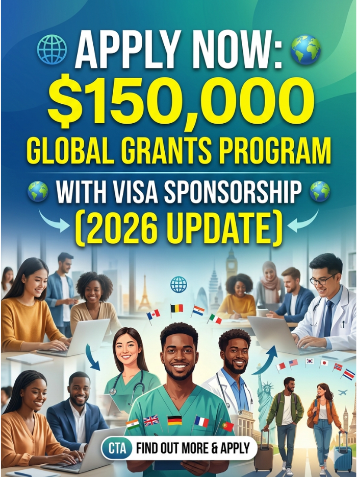 apply now $150,000 global grants program with visa sponsorship (2026 update)