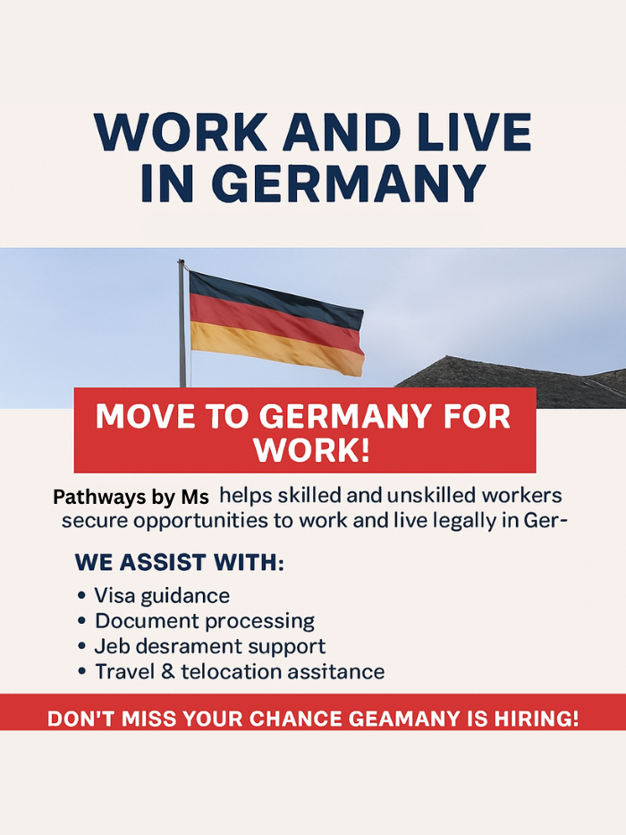 unskilled jobs in germany with visa sponsorship 2026 (no degree required)