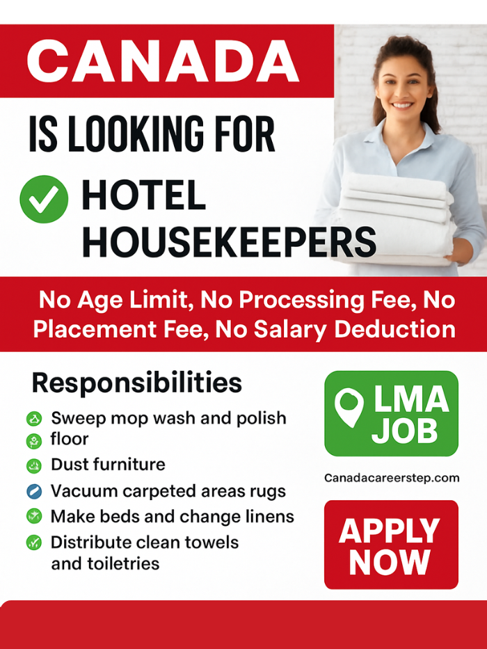 visa sponsored hotel jobs in canada 2026 – $55k salaries for immigrants